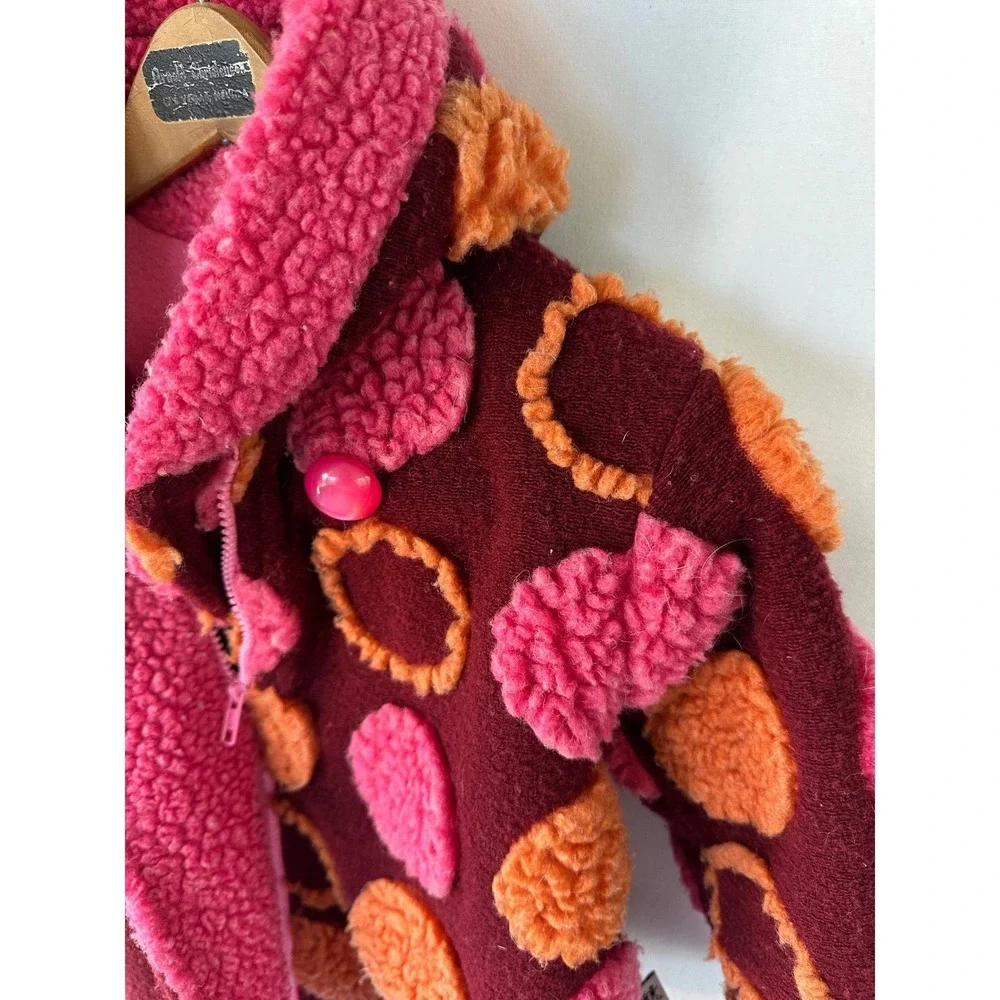 Corky & Company Polka Dot Hooded Jacket Toddler Girls 24M Colorful